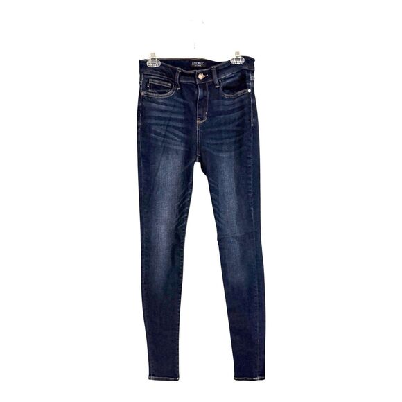 Judy Blue High Rise Skinny jeans Dark Wash Juniors 5/27 Stretch Denim - Picture 1 of 9